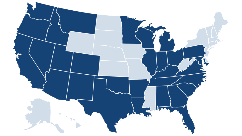 US States Map_Color 1